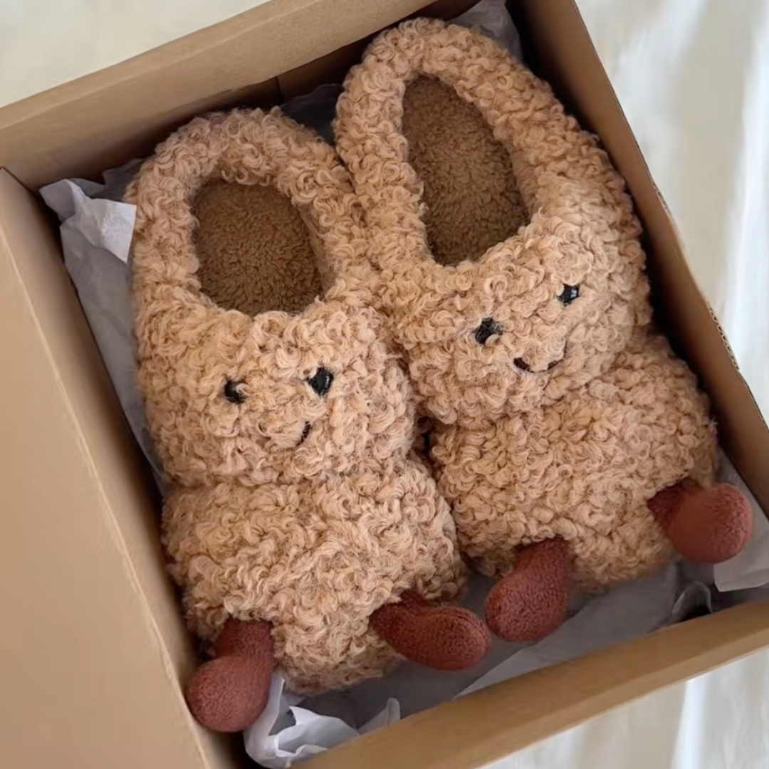 Cute Bakery iPhone Case + Peanut Slippers